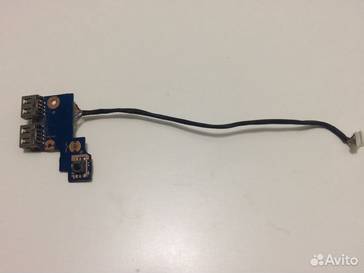 Плата USB+кнопка вкл Samsung NP300E5X, NP300V5A