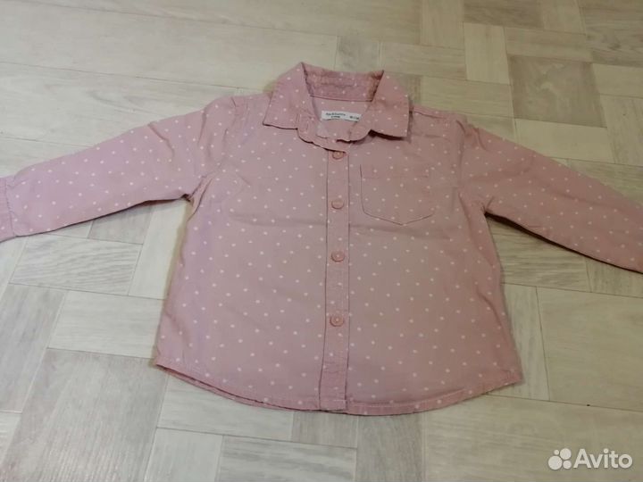 Рубашка на девочку 74