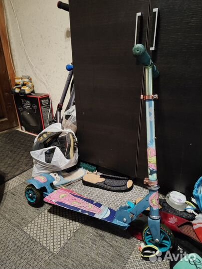 Самокат детский трехколесный складной