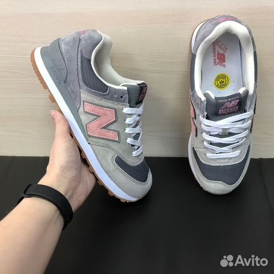 Кроссовки New Balance 574 женские серые