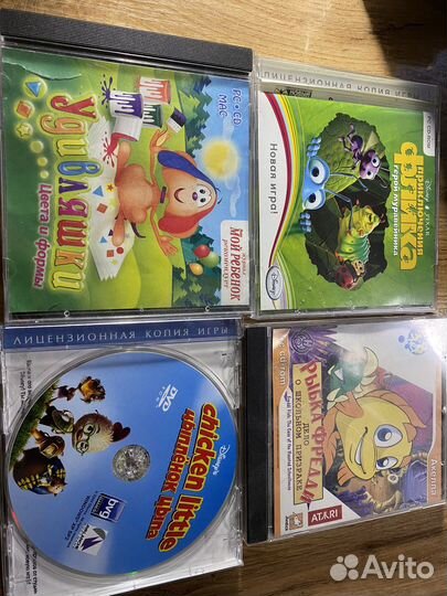 Компьютерные игры на дисках 23 шт