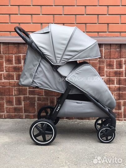 Коляска luxmom 730 libra серый