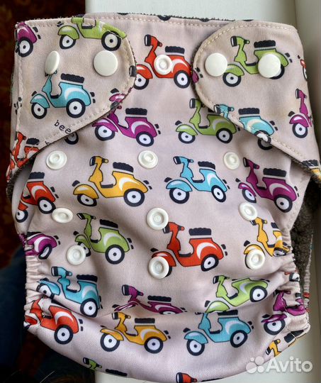 Mum's Era Многоразовый подгузник Мопеды