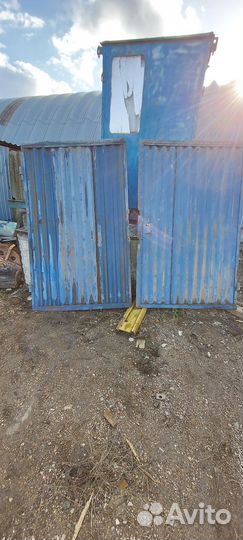 Ворота гаражные металлические бу