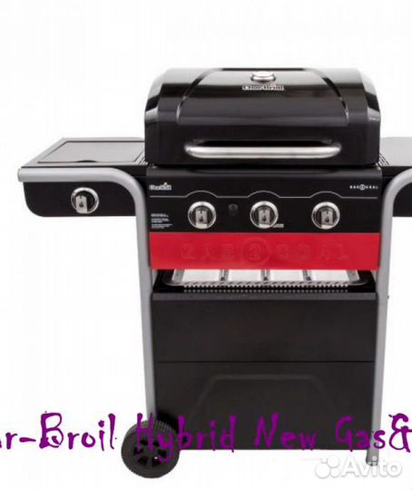 Gas Grill Char-Broil Hybrid New Gas & Coal