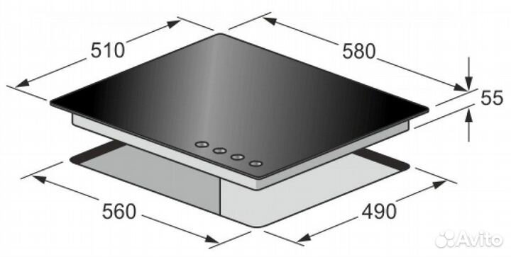 Газовая варочная поверхность Kaiser KCG 6335 ElfEm