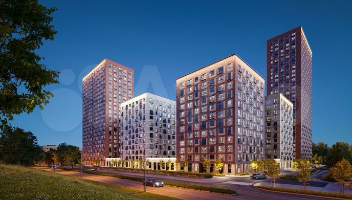 3-к. квартира, 97,6 м², 5/24 эт.