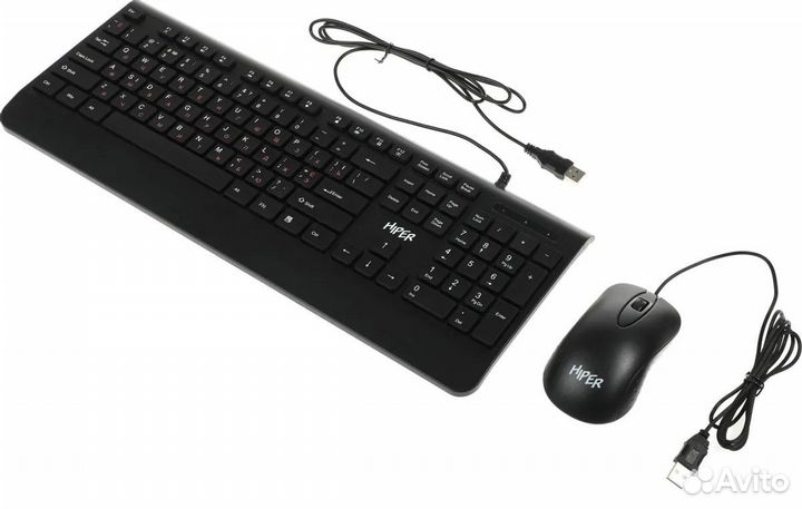 Комплект проводной Hiper gkom-1000 и gkom-1100