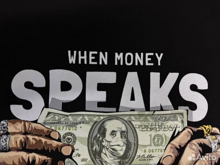 Винтажная Оверсайз Футболка Money