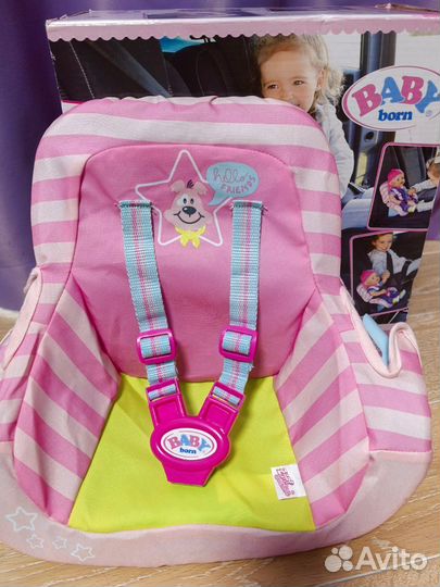 Автокресло для baby born, baby annabell