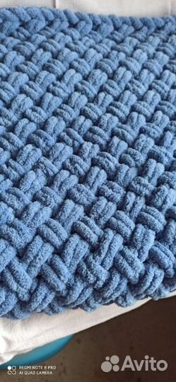 Плед детский вязаный ручная работа