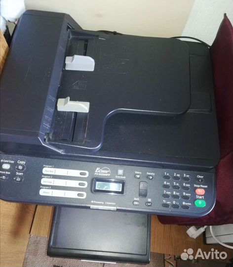 Мфу лазерное kyocera FS-1025MFP, черный
