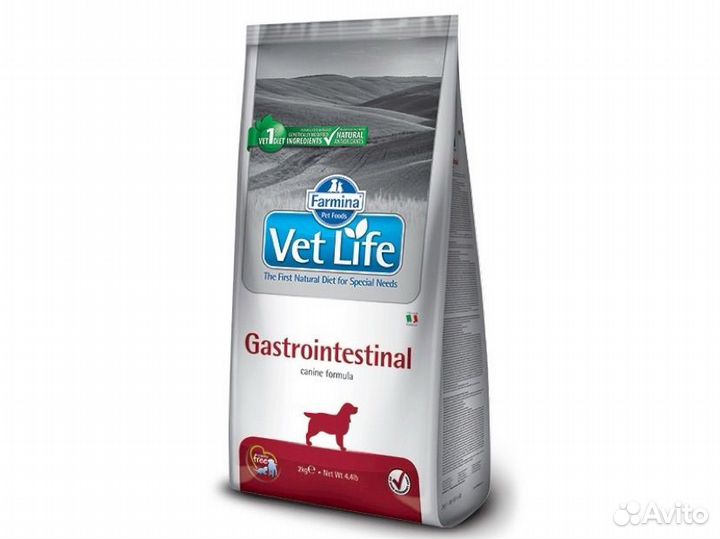 Корм для собак vetlife gastrointestinal