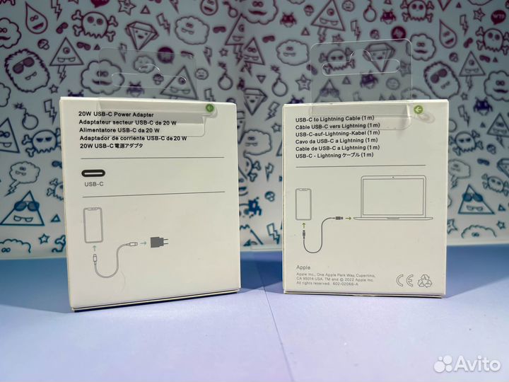 Зарядное устройство на iPhone(Комплект)