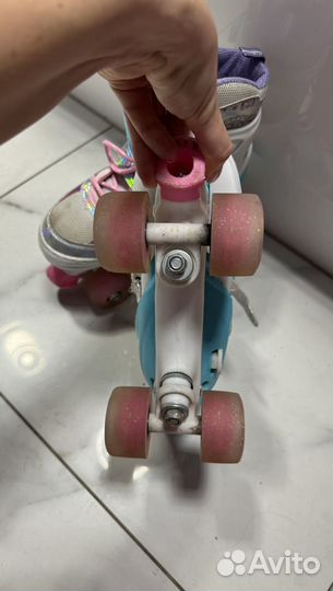 Ролики детские на 4 колесах 34-37 (коньки)
