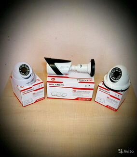 Комплект Видеонаблюдения на 1, 4, 8, 16 камер HD