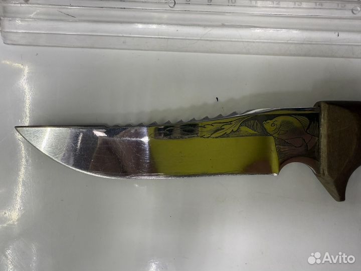 Нож рыболовный с чехлом