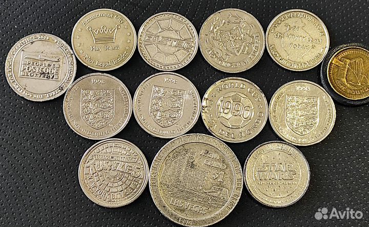 Иностранные жетоны с 1703 года по 2015