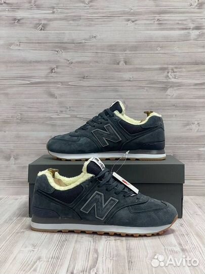 Зимние мужские кроссовки New balance 574 (41-46)