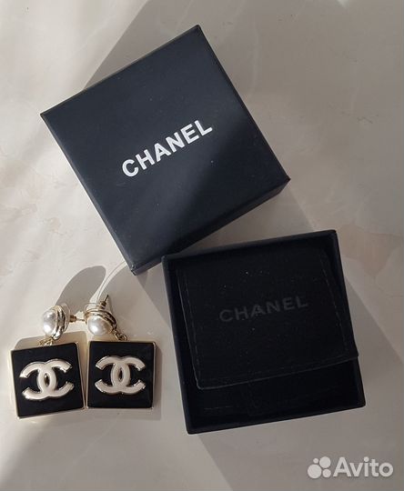Серьги Chanel оригинал