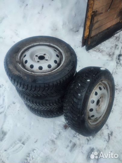 Зимняя резина с дисками r14 бу