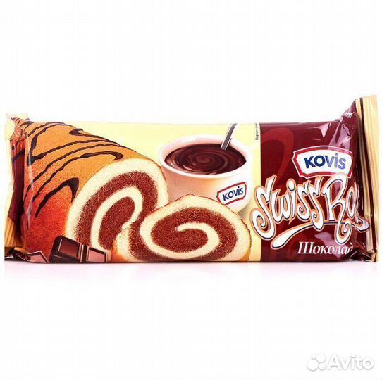 Опт - Рулет Kovis Шоколадный 175г