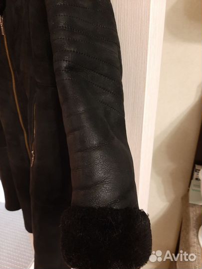 Дублёнка. Мех. Нат.кожа 50 р-р.Тёплая