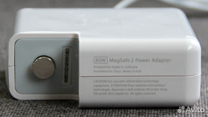 Блок питания Apple 85W MagSafe 2