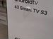Телевизор haer SMART tv 43 4k на запчасти