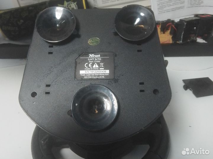 Игровой руль с педалями для пк и пс 3