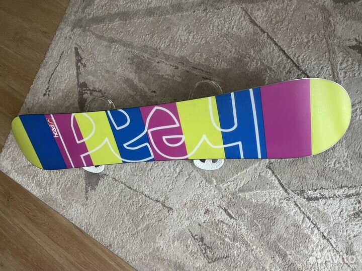 Сноуборд как новый Head + крепы Burton