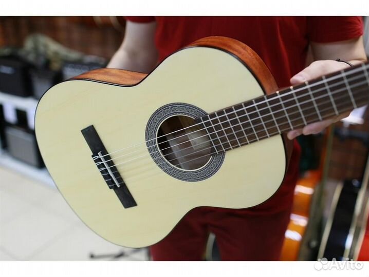 Cort AC70-wbag-OP уменьшенная гитара 3/4 с чехлом