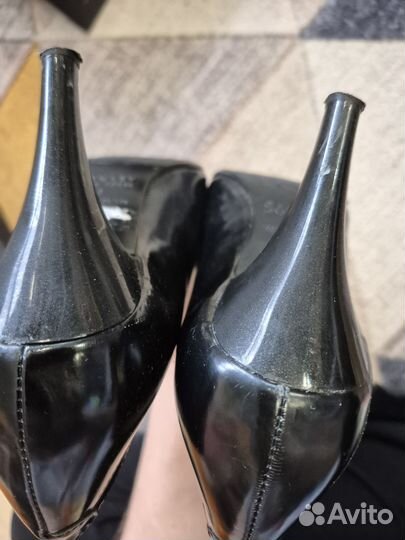 Туфли женские натуральная кожа 38 размер черные