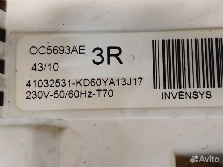 Плата управления стиральной машины Candy COS085D