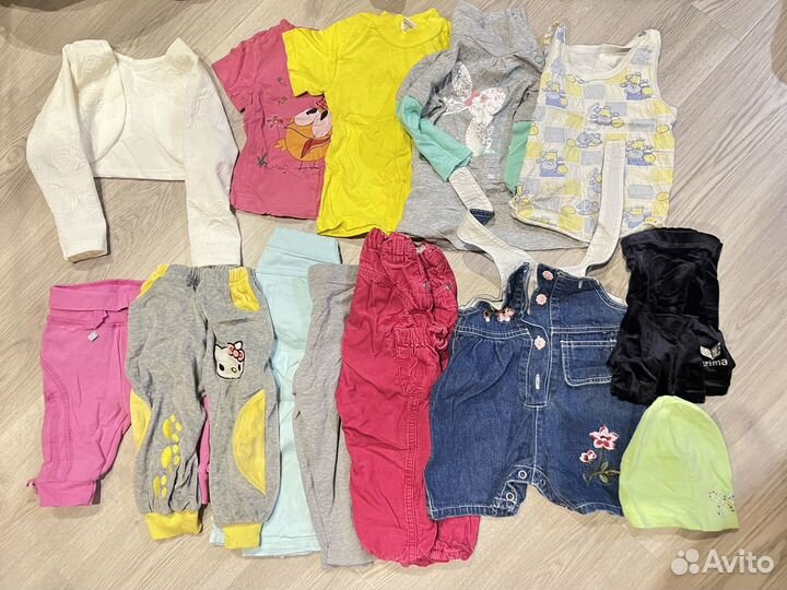 Детские вещи на девочку пакетом 68 86 92 116