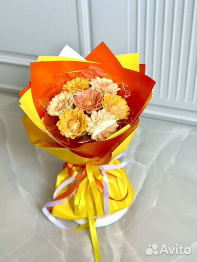 Букеты с шоколадными цветами,сьедобные цветы