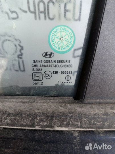 Дверь боковая задняя левая Hyundai Accent