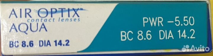 Линзы контактные air optix aqua