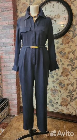 Massimo Dutti Комбинезон из мокрого шелка р. 46