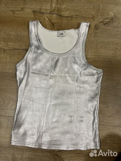 Майка серебряная lime