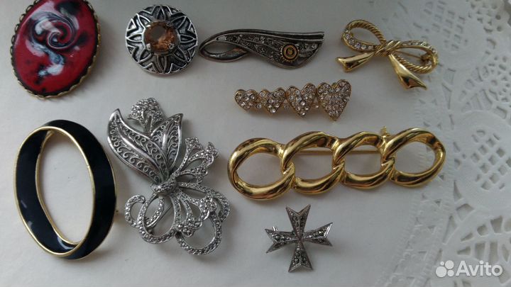 Броши винтаж США