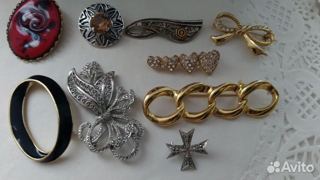 Броши винтаж США