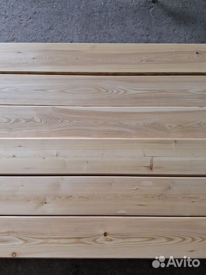 Планкен скошенный сорта A (лиственница 20x140)