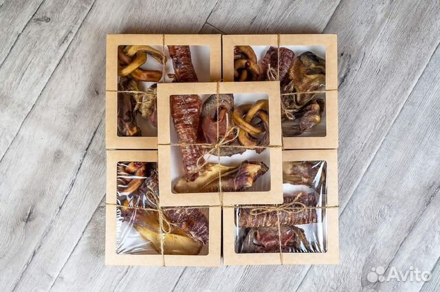 Сушеные лакомства для собак