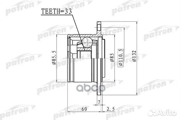 ШРУС PCV1391 patron