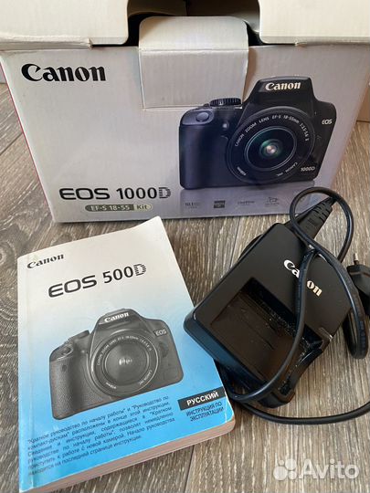 Зеркальный фотоаппарат canon EOS 1000D