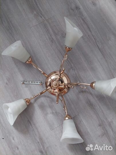 Люстра подвесная потолочная бу