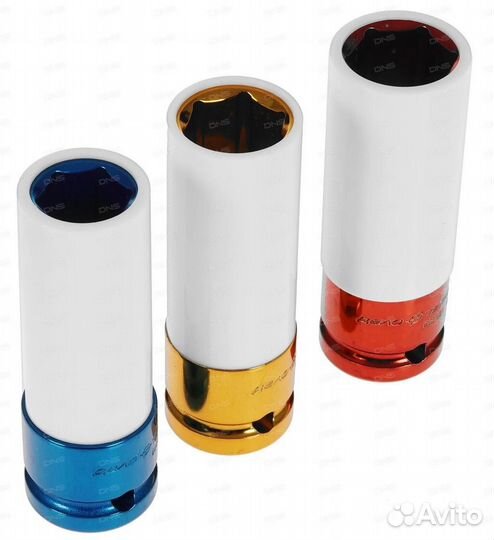 Набор головок колесных ударных шестигранных для