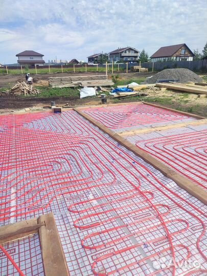 Теплый пол, монтаж теплого пола. Лучевая система