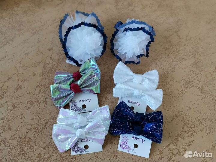 Бант школьный для волос